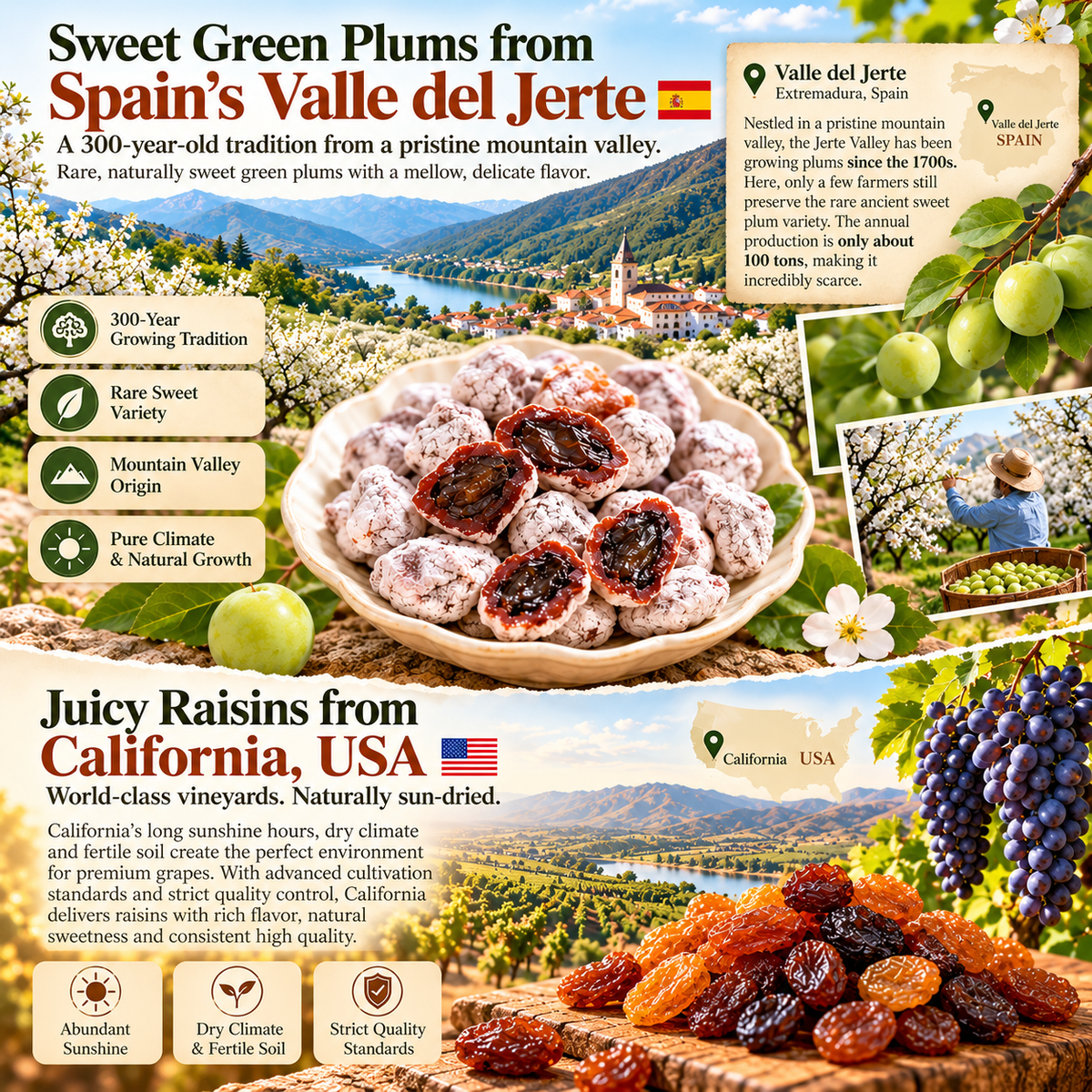 🍏 Sweet Green Plum & Raisin Bites – 💥 Sweet-Tart Crunch, a Juicy Raisin Explosion & Irresistibly Rich Fruit Flavor in Every Bite 🍇🔥