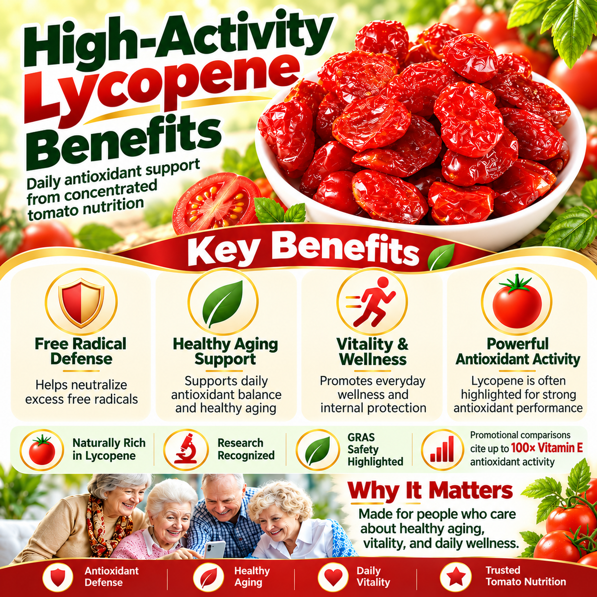 🍅 Gourmet Dried Cherry Tomatoes 🔥 Sweet & Tangy Flavor, Rich Concentrated Tomato Goodness-8RH7