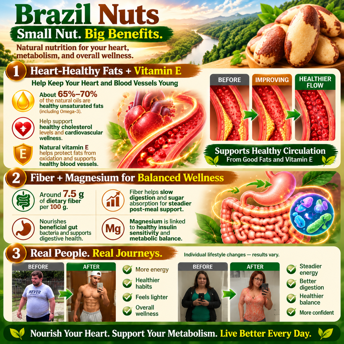 🌿 Premium Amazon Brazil Nuts – Nature’s Selenium Powerhouse, Nutrient-Dense Goodness for Brain & Heart Health-8RH7