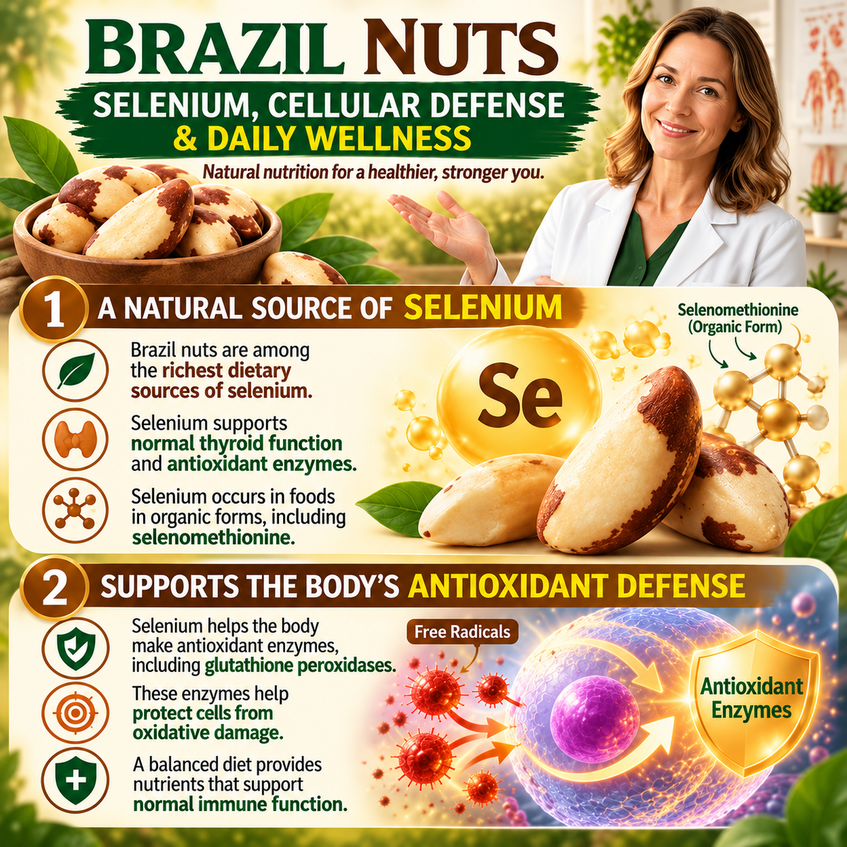 🌿 Premium Amazon Brazil Nuts – Nature’s Selenium Powerhouse, Nutrient-Dense Goodness for Brain & Heart Health-8RH7