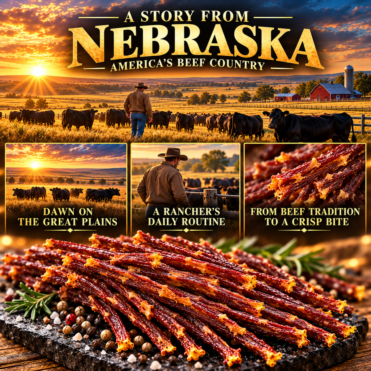🥩 Angus Beef Crisp Strips ✨ Bold Beef Flavor, Satisfying Crunch,Pure Natural, No Additives-8RH7