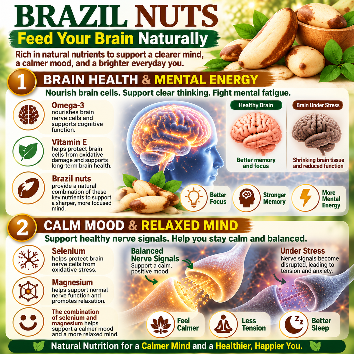🌿 Premium Amazon Brazil Nuts – Nature’s Selenium Powerhouse, Nutrient-Dense Goodness for Brain & Heart Health-8RH7