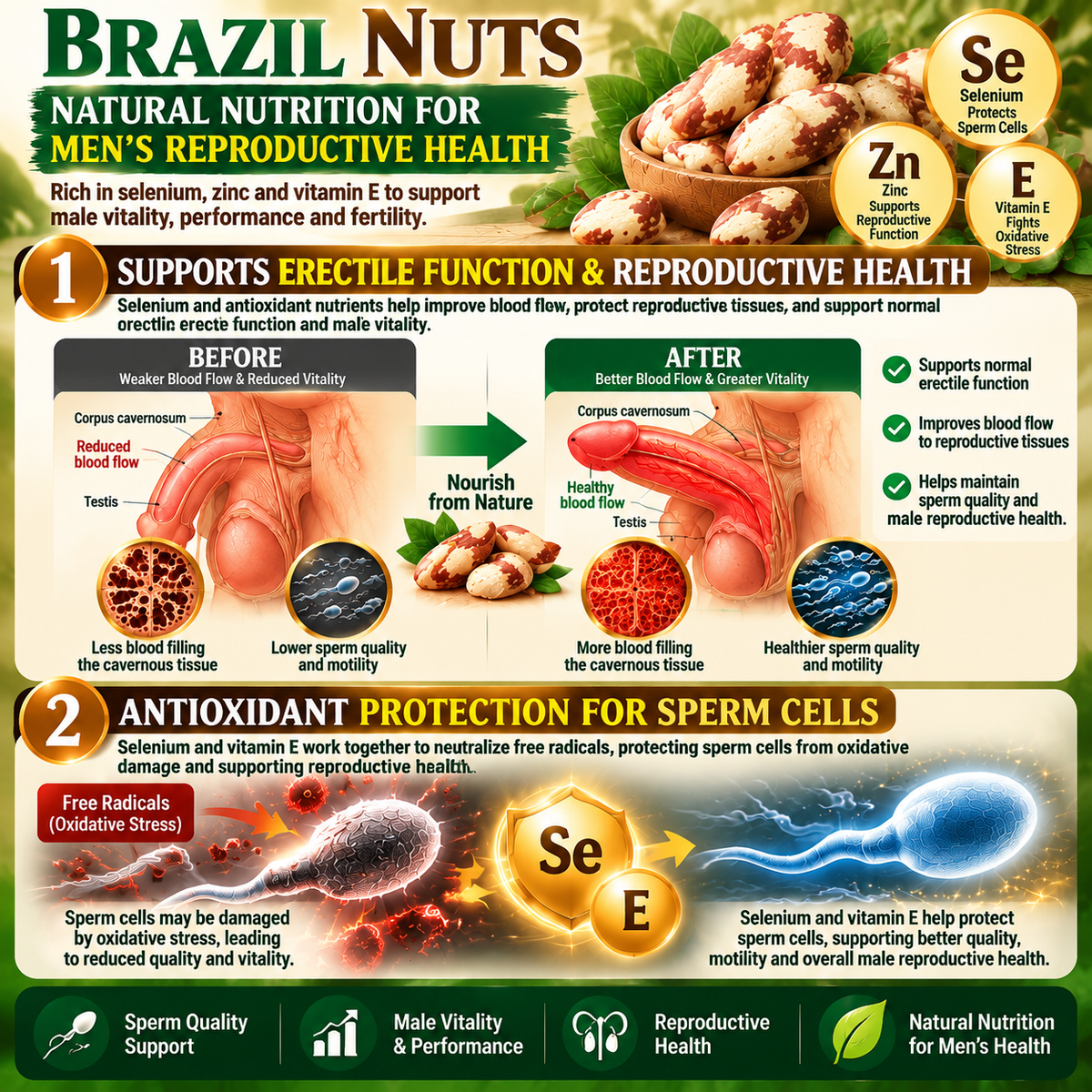 🌿 Premium Amazon Brazil Nuts – Nature’s Selenium Powerhouse, Nutrient-Dense Goodness for Brain & Heart Health-8RH7