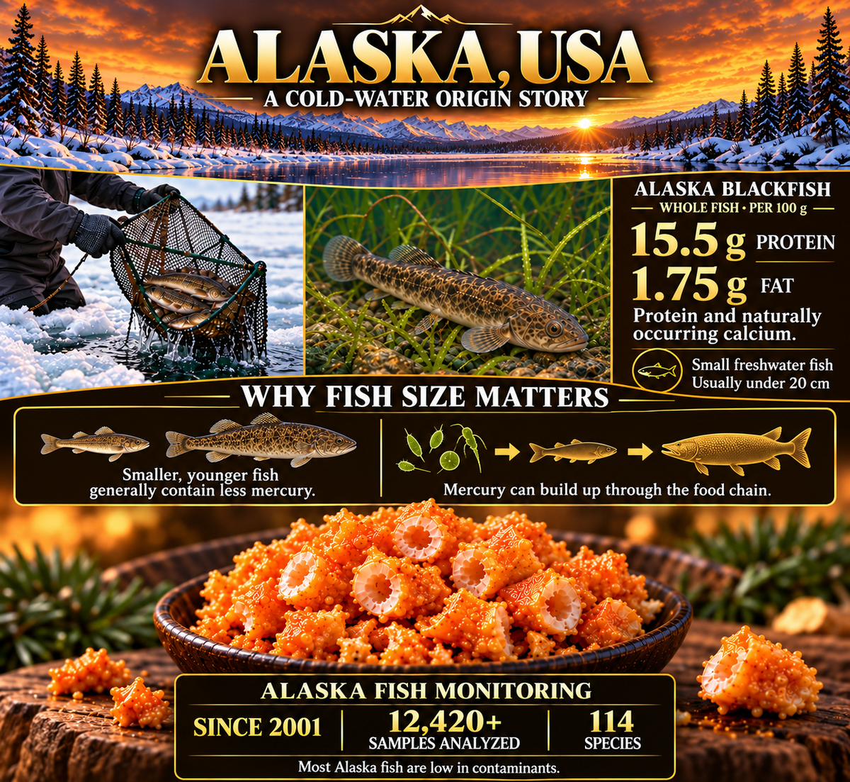 🔥 High-Calcium Crispy Fish Bones 🔥 Make Everyday Nutrition a Priority ✨ Enjoy the Golden Crunch-8RH7